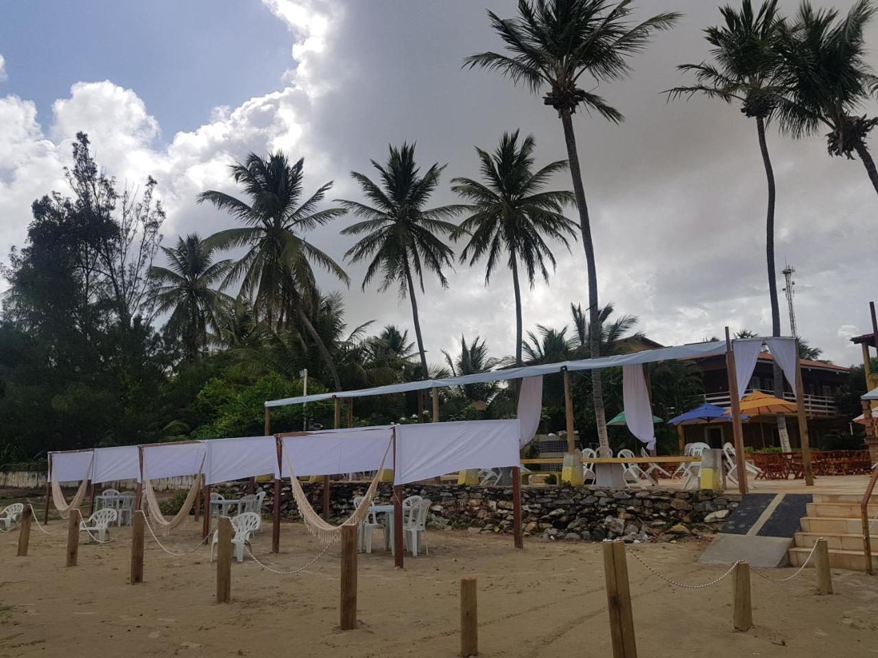 Pousada E Restaurante Sombra Dos Coqueiros Trairi Kültér fotó